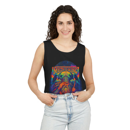 Mythical King Tank Top | Unisex Garment-Dyed Tee, Summer Casual Wear, Festival Outfit, Unique Gift, Stay Mythical Apparel