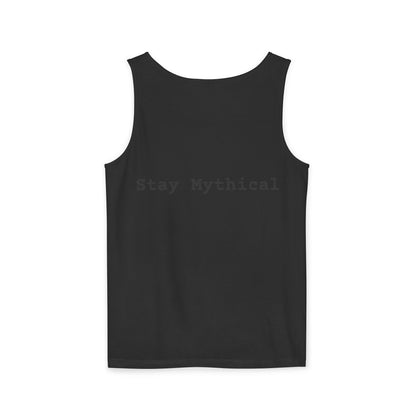 Mythical King Tank Top | Unisex Garment-Dyed Tee, Summer Casual Wear, Festival Outfit, Unique Gift, Stay Mythical Apparel