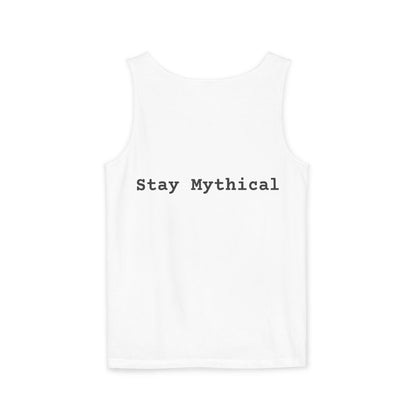 Mythical King Tank Top | Unisex Garment-Dyed Tee, Summer Casual Wear, Festival Outfit, Unique Gift, Stay Mythical Apparel