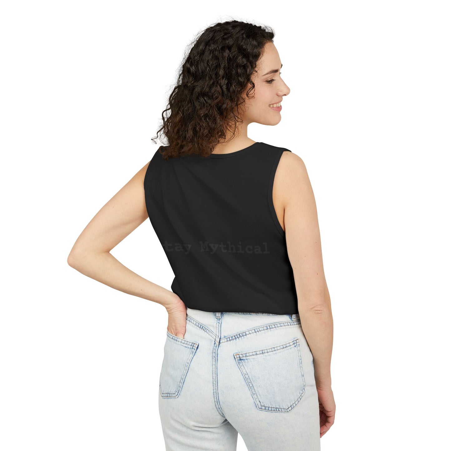 Mythical King Tank Top | Unisex Garment-Dyed Tee, Summer Casual Wear, Festival Outfit, Unique Gift, Stay Mythical Apparel